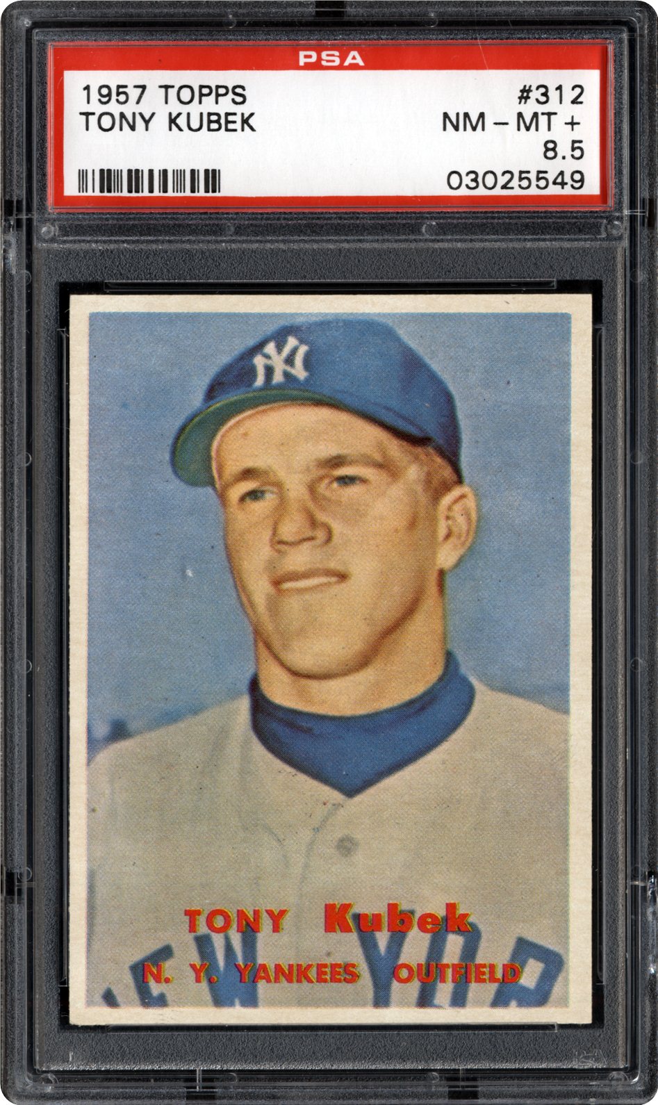 1957 Topps Tony Kubek | PSA CardFacts™