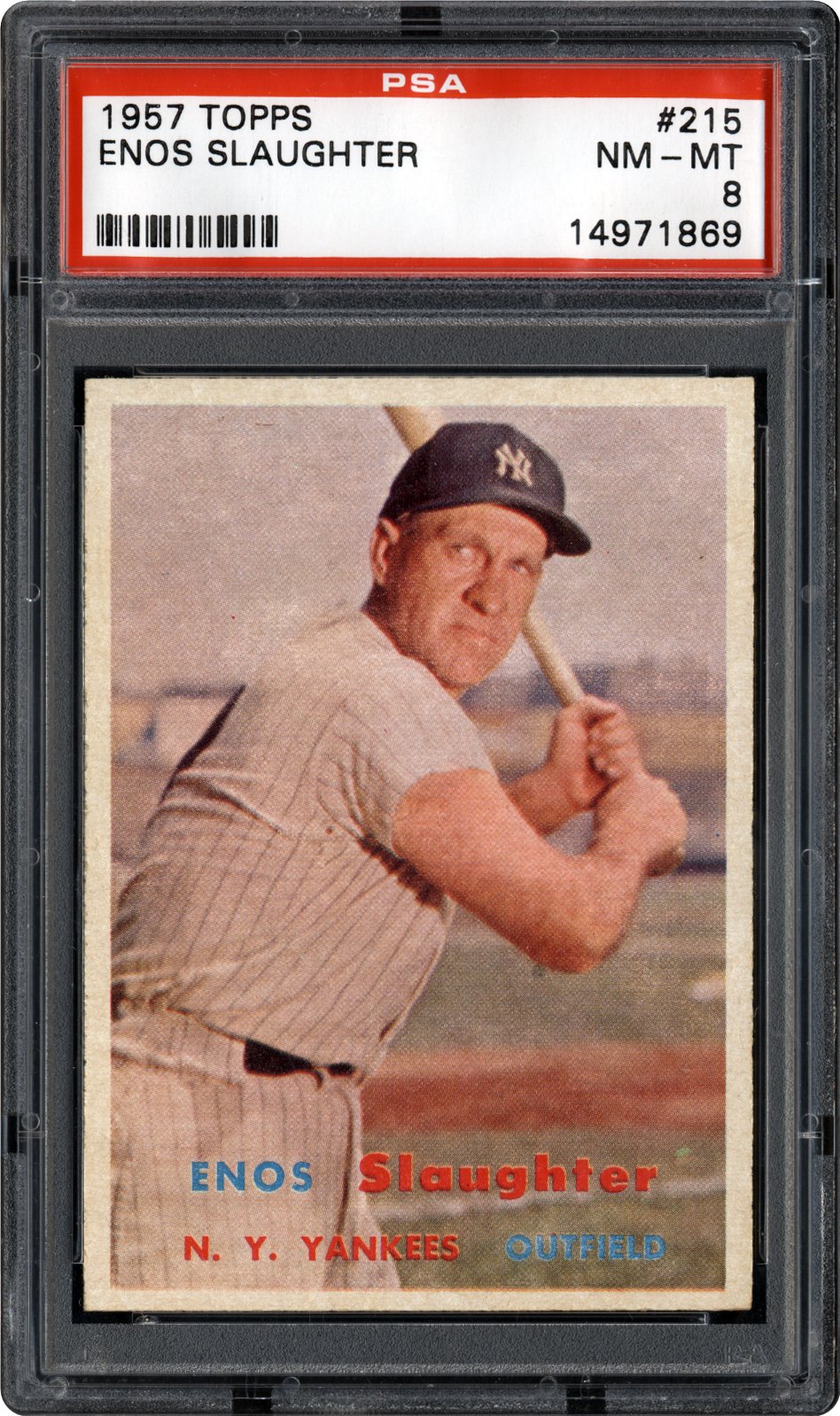 1957 Topps Enos Slaughter | PSA CardFacts™