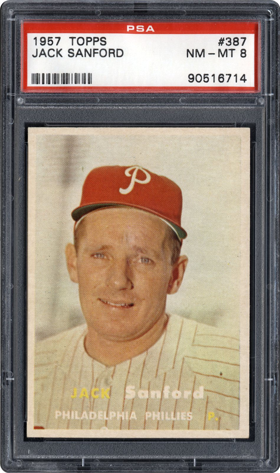 1957 Topps Jack Sanford | PSA CardFacts™