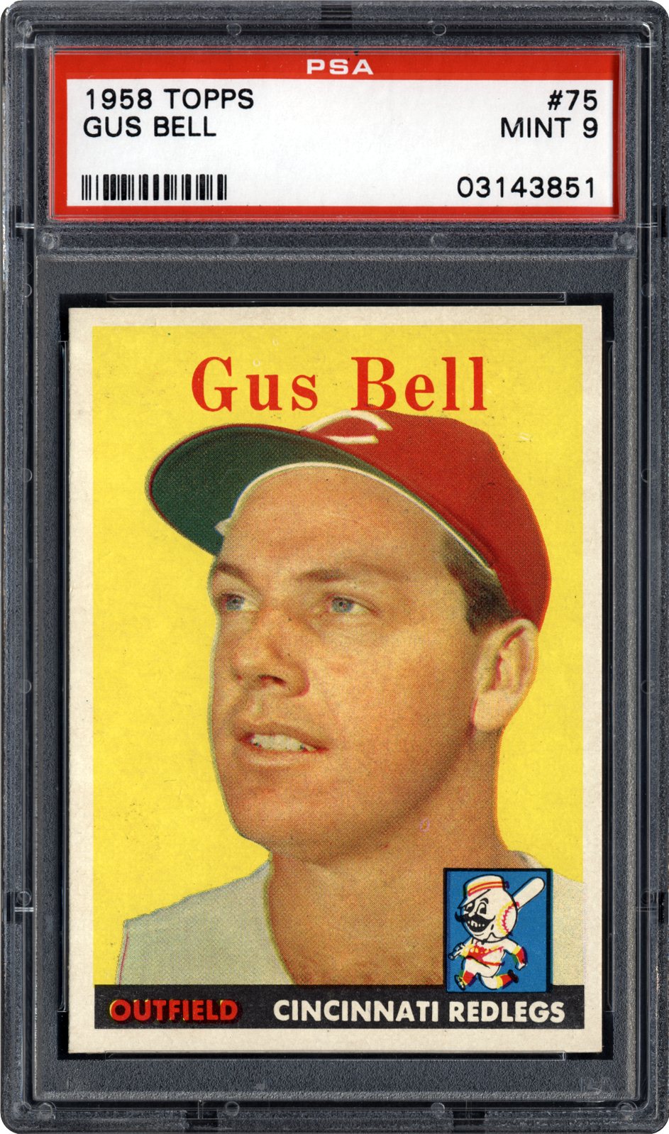 1958 Topps Gus Bell | PSA CardFacts™