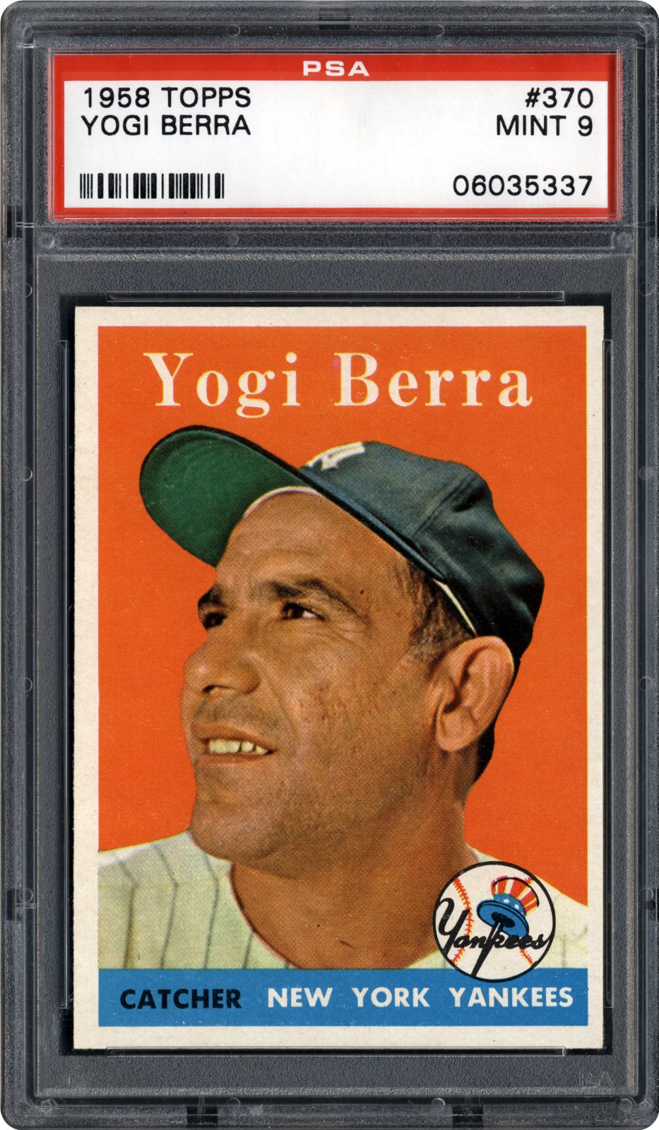 1958 Topps Yogi Berra | PSA CardFacts™