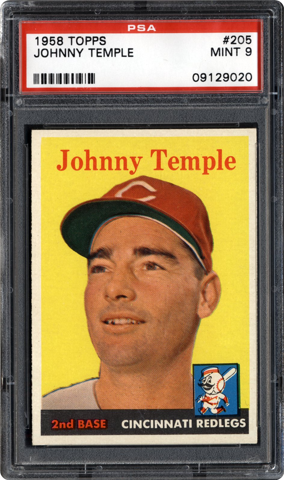 1958 Topps Johnny Temple | PSA CardFacts™