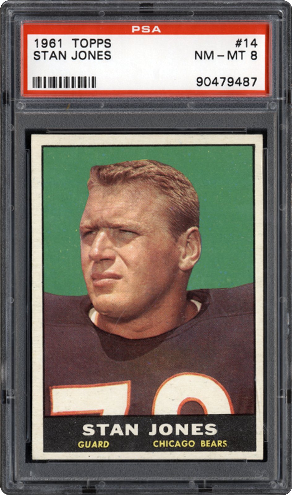 1961 Topps Stan Jones | PSA CardFacts™