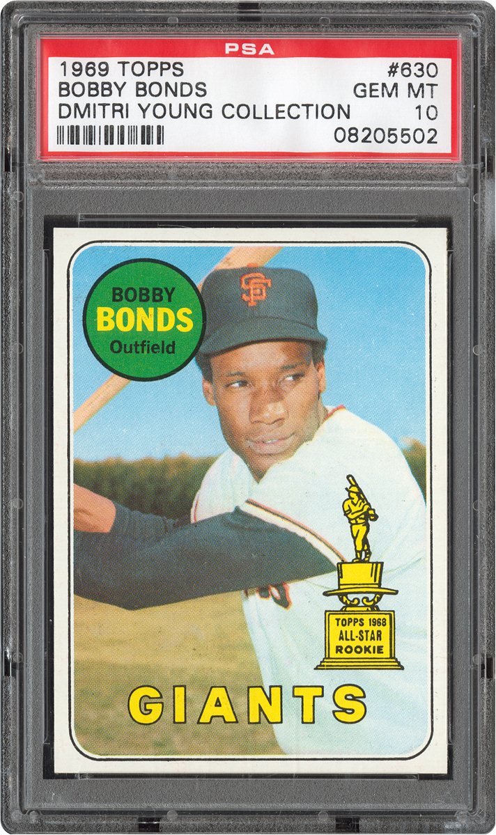 1969 Topps Bobby Bonds (All-Star Rookie) | PSA CardFacts™