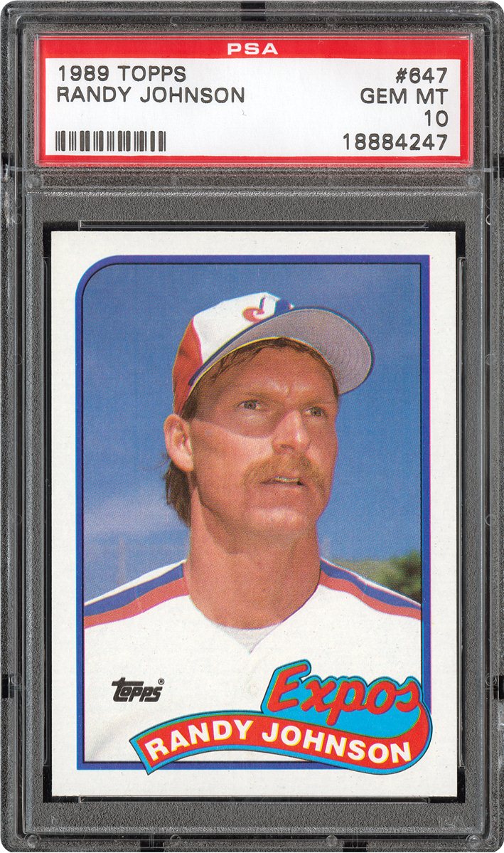 1989 Topps Randy Johnson | PSA CardFacts™