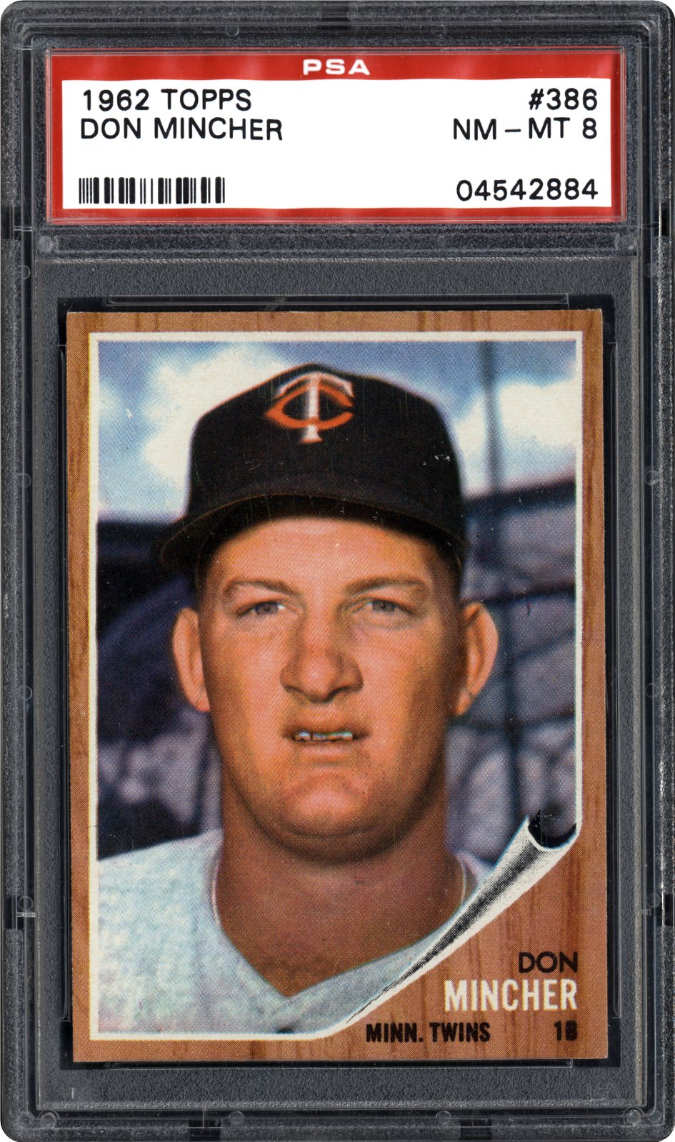 1962 Topps Don Mincher | PSA CardFacts™