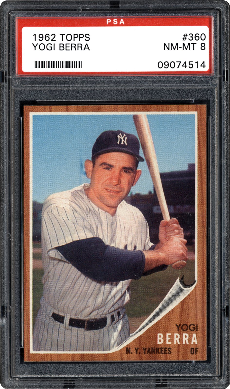 1962 Topps Yogi Berra | PSA CardFacts™