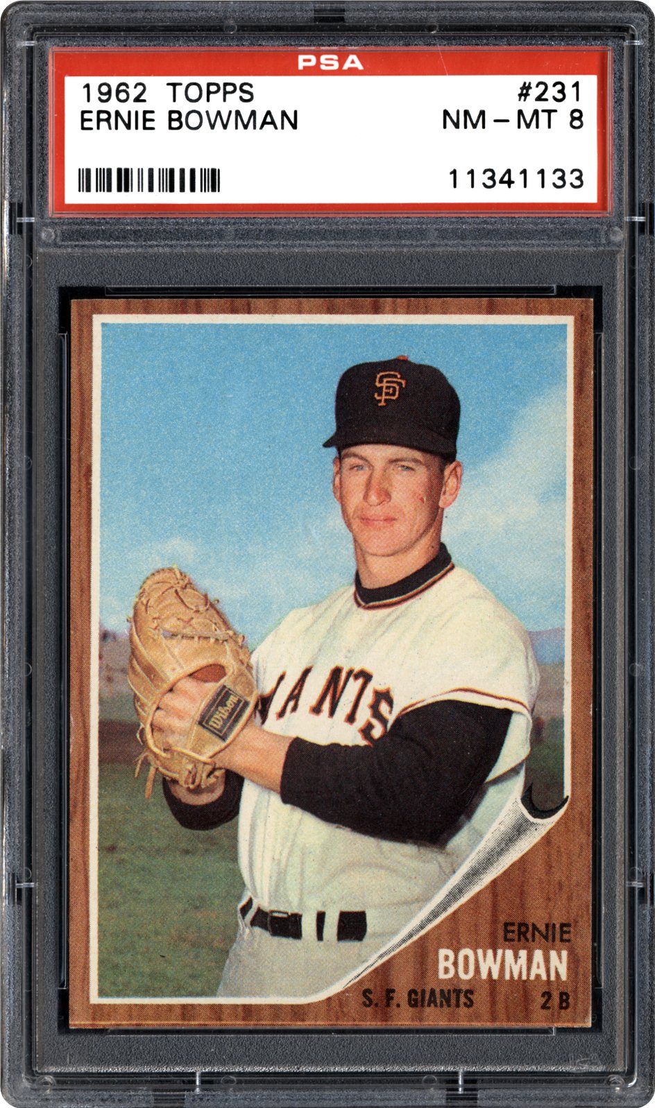 1962 Topps Ernie Bowman | PSA CardFacts™