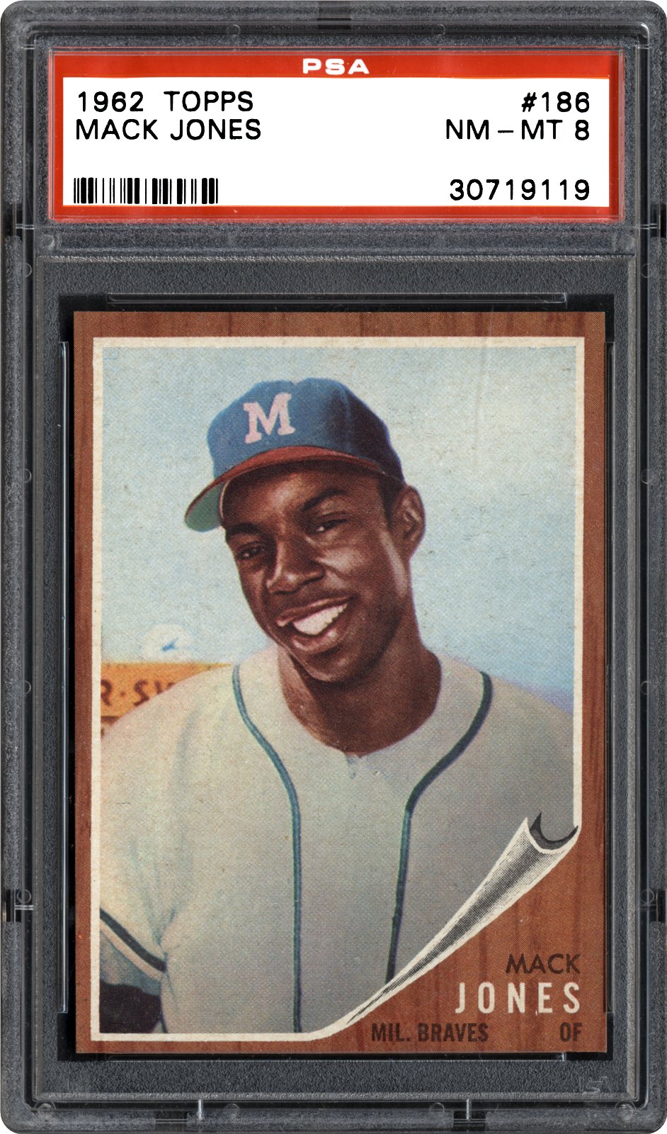 1962 Topps Mack Jones | PSA CardFacts™