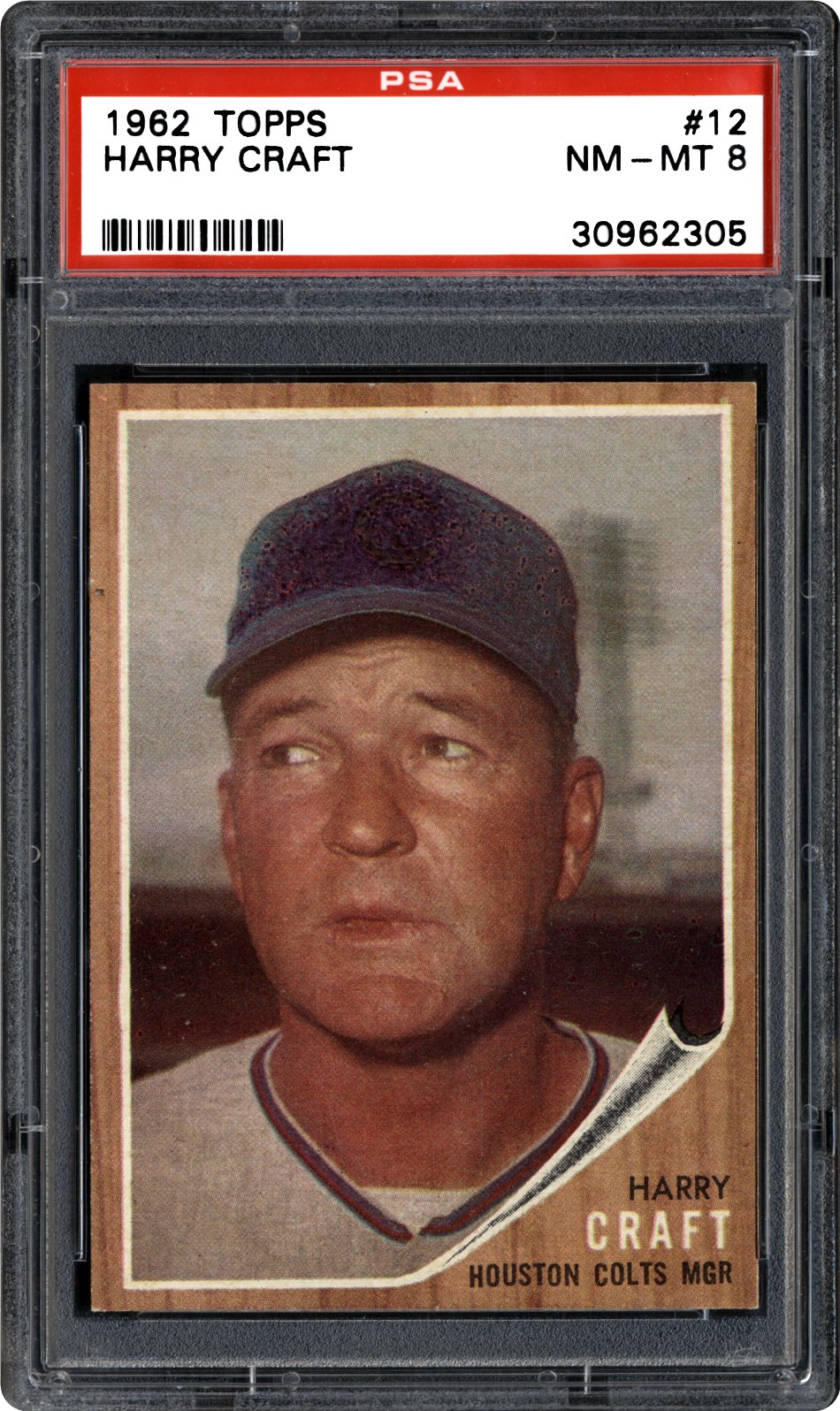 1962 Topps Harry Craft | PSA CardFacts™