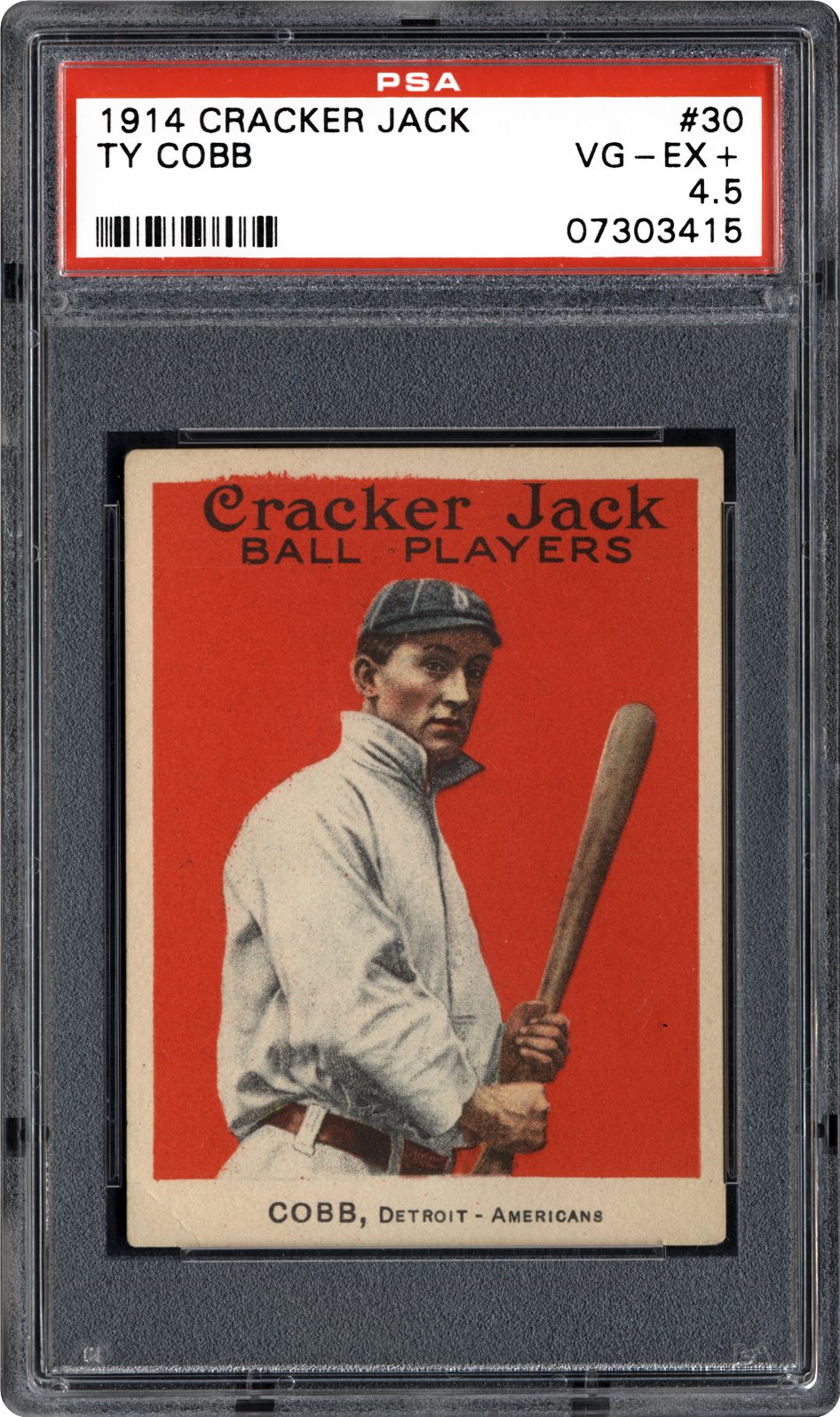 1914 Cracker Jack Ty Cobb | PSA CardFacts™