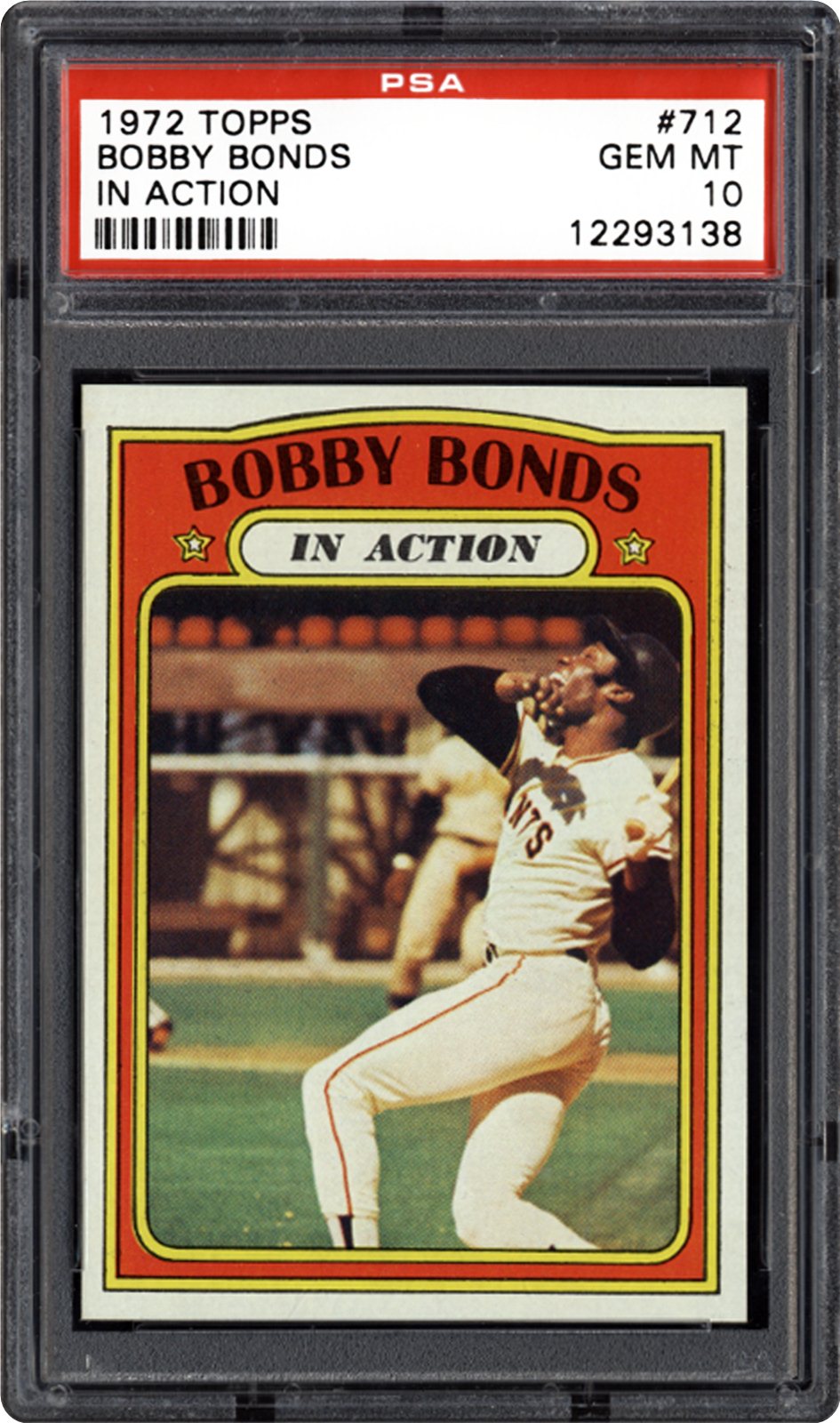 1972 Topps Bobby Bonds (In Action) | PSA CardFacts™