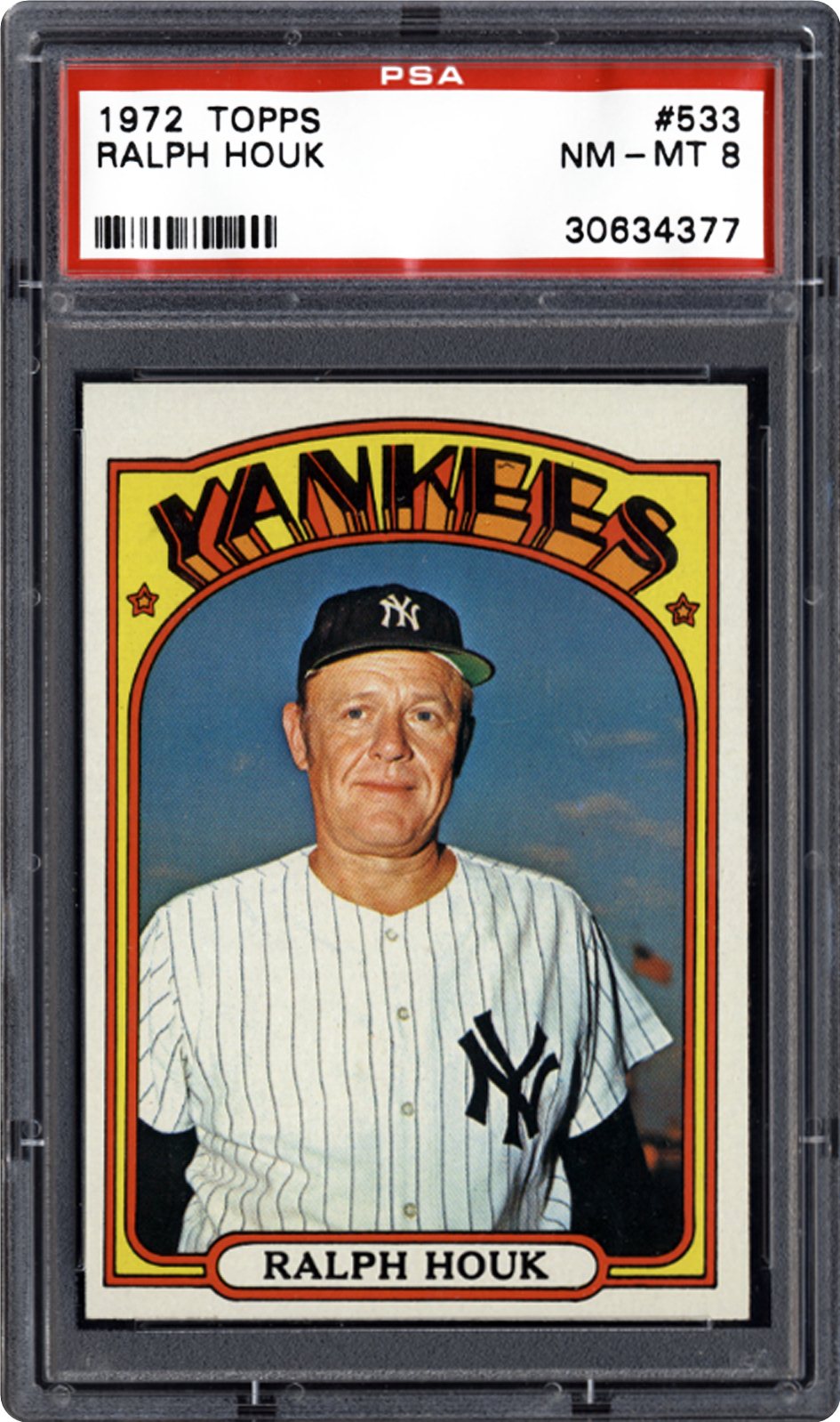 1972 Topps Ralph Houk | PSA CardFacts™