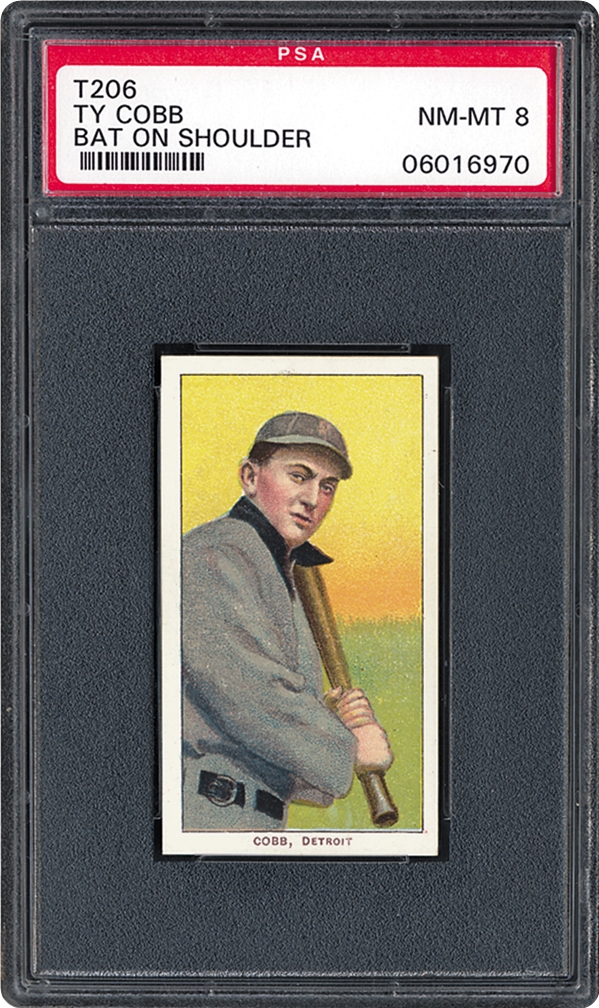 1909-1911 T206 White Border Ty Cobb (Bat On Shoulder) | PSA CardFacts™