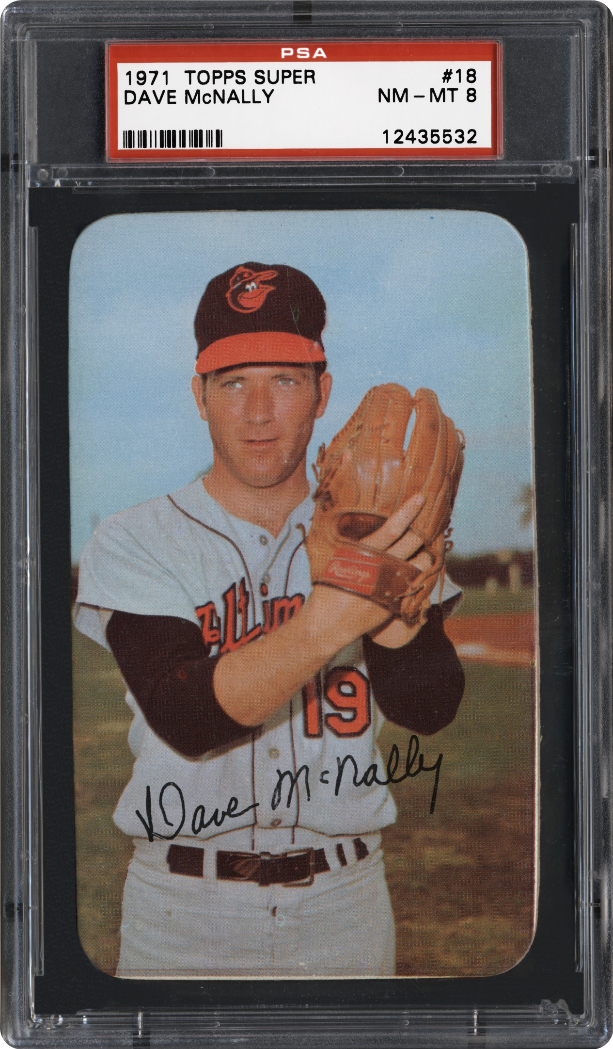 1971 Topps Super Dave McNally | PSA CardFacts™