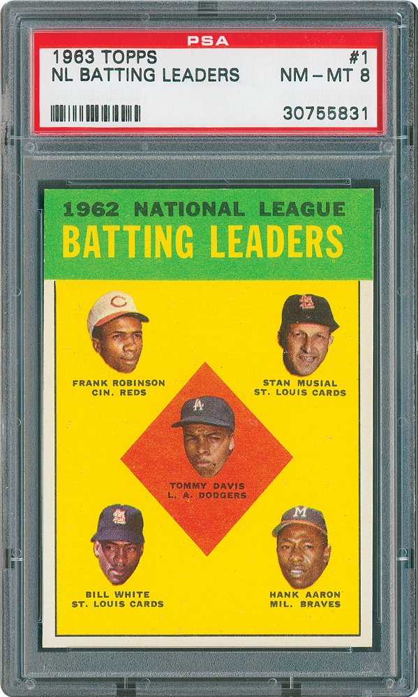 1963 Topps Nl Batting Leaders | PSA CardFacts™