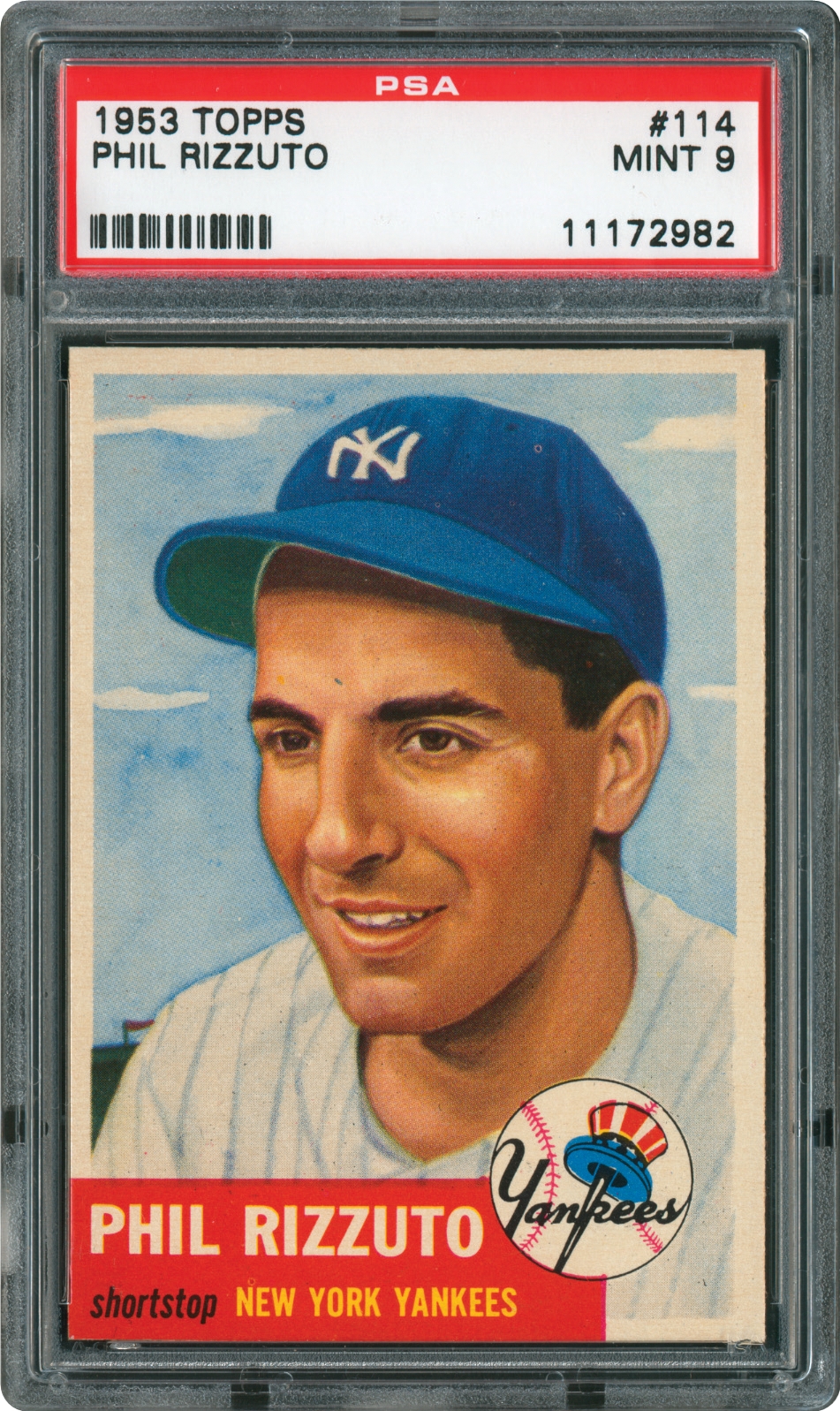 1953 Topps Phil Rizzuto | PSA CardFacts™