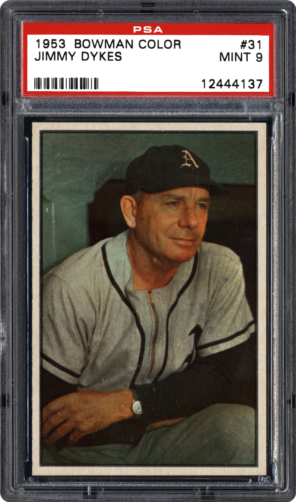 1953 Bowman Color Jimmy Dykes | PSA CardFacts™