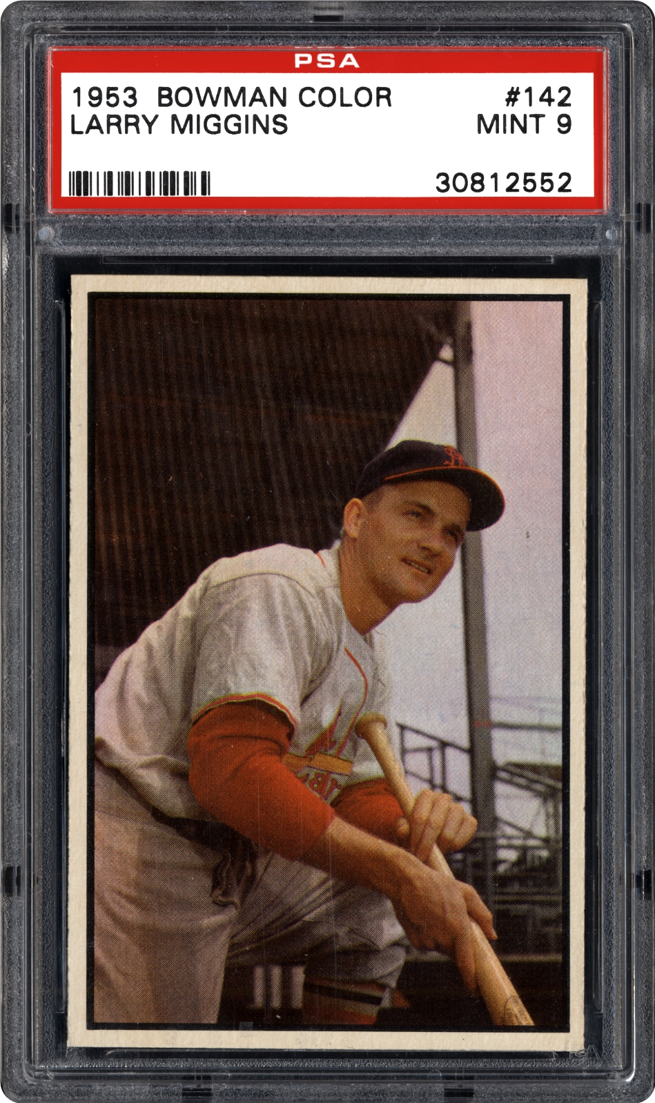 1953 Bowman Color Larry Miggins | PSA CardFacts™