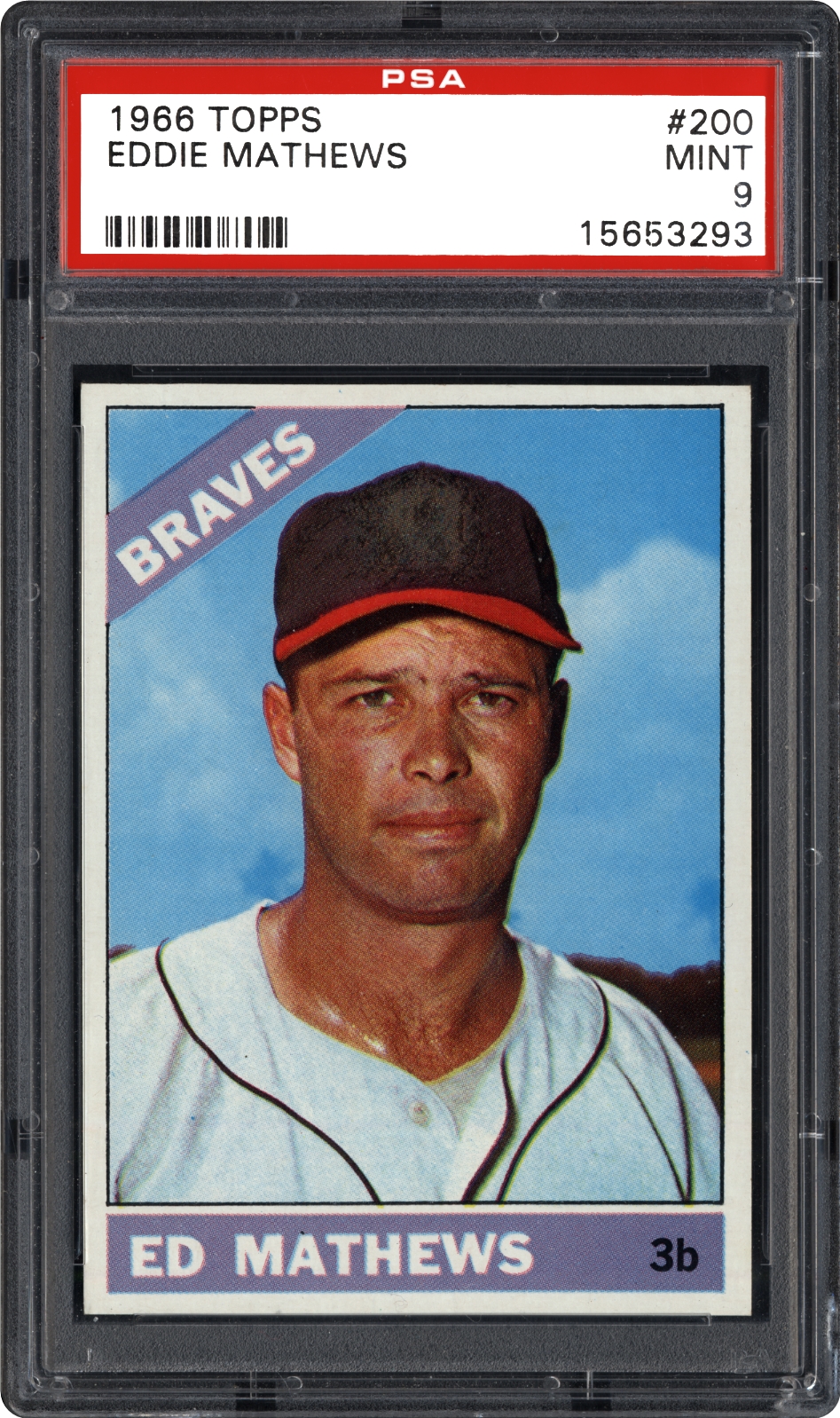 1966 Topps Eddie Mathews | PSA CardFacts™