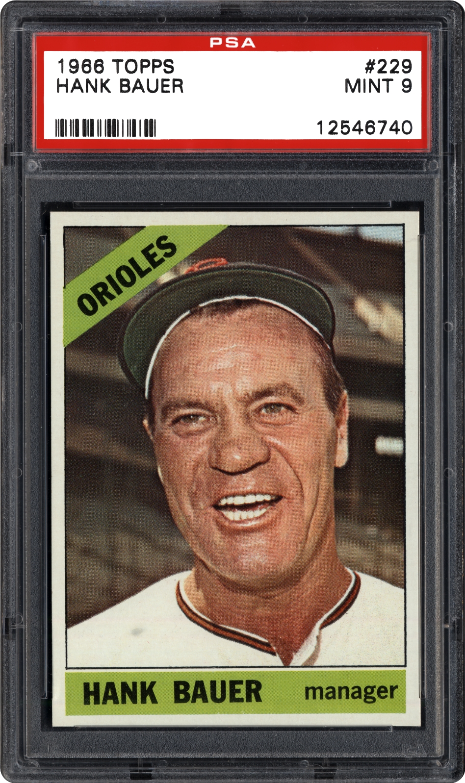 1966 Topps Hank Bauer | PSA CardFacts™