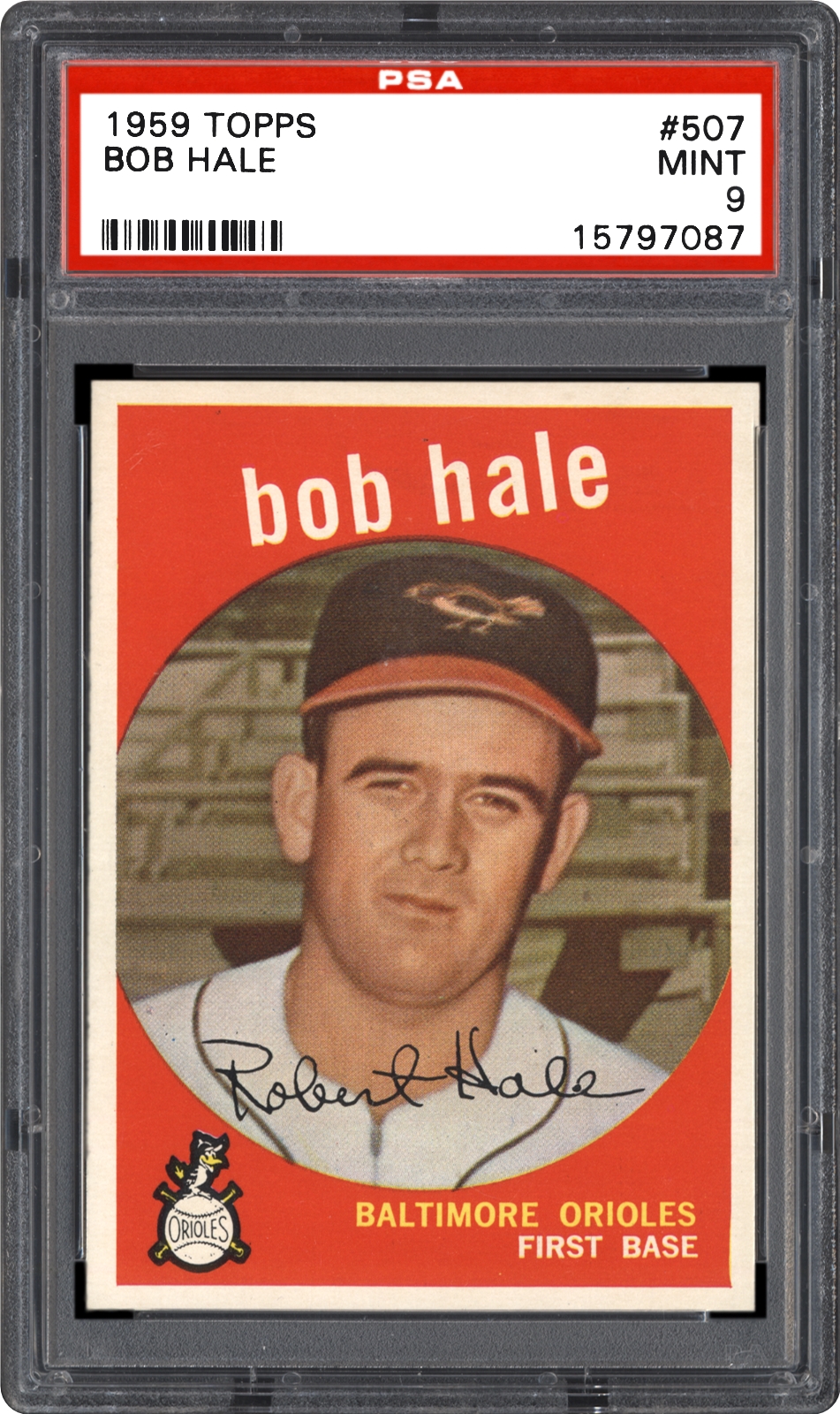 1959 Topps Bob Hale | PSA CardFacts™