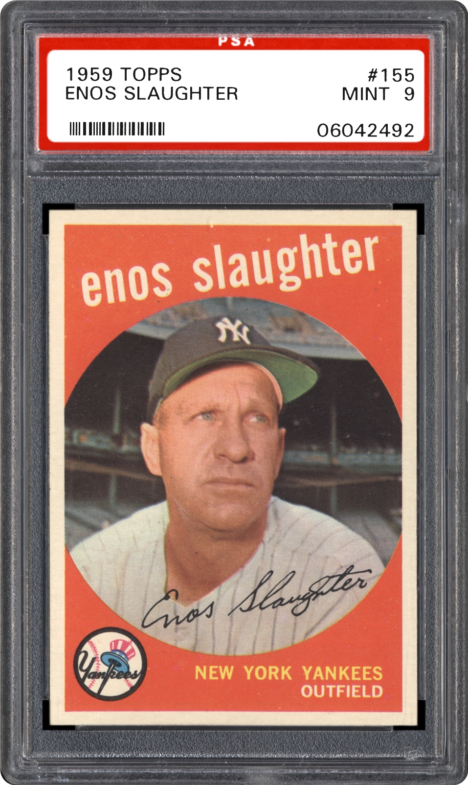 1959 Topps Enos Slaughter | PSA CardFacts™