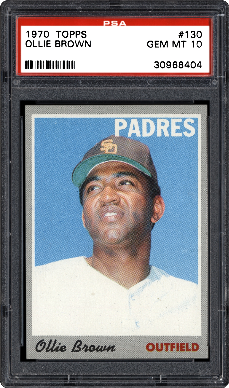 1970 Topps Ollie Brown | PSA CardFacts™