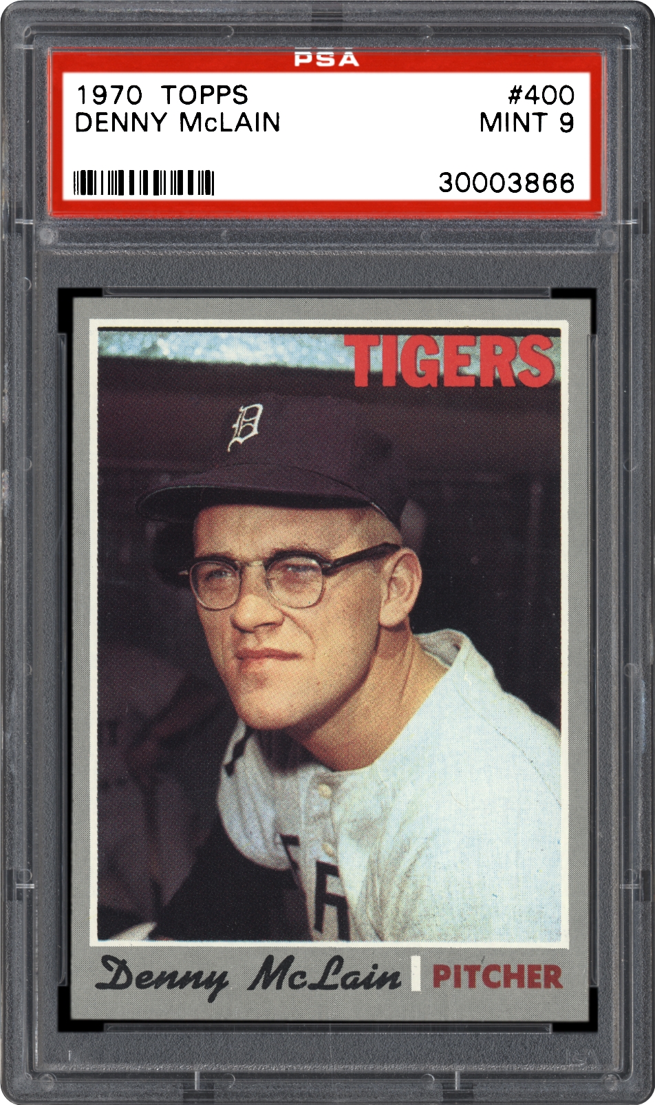 1970 Topps Denny McLain | PSA CardFacts™