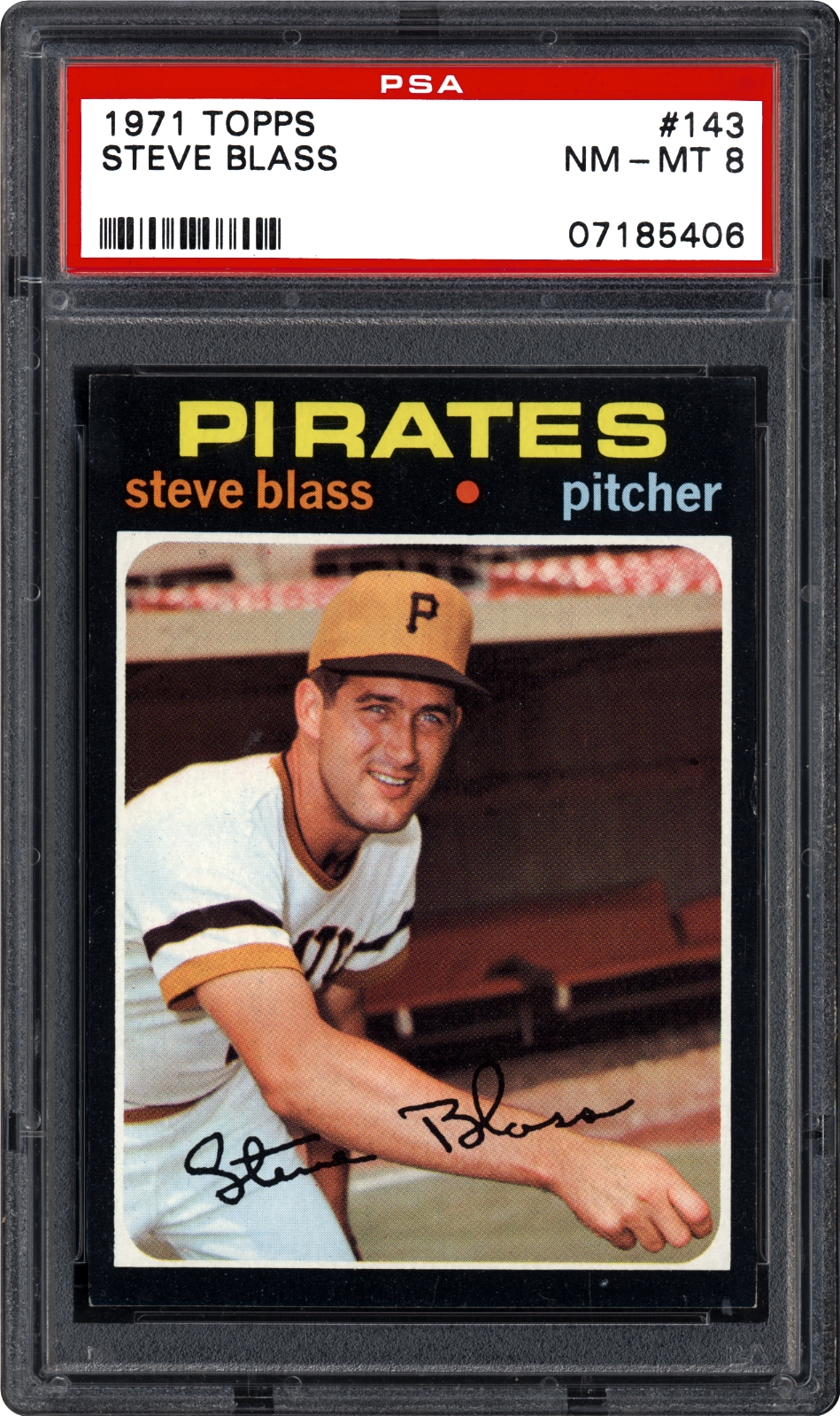 1971 Topps Steve Blass | PSA CardFacts™