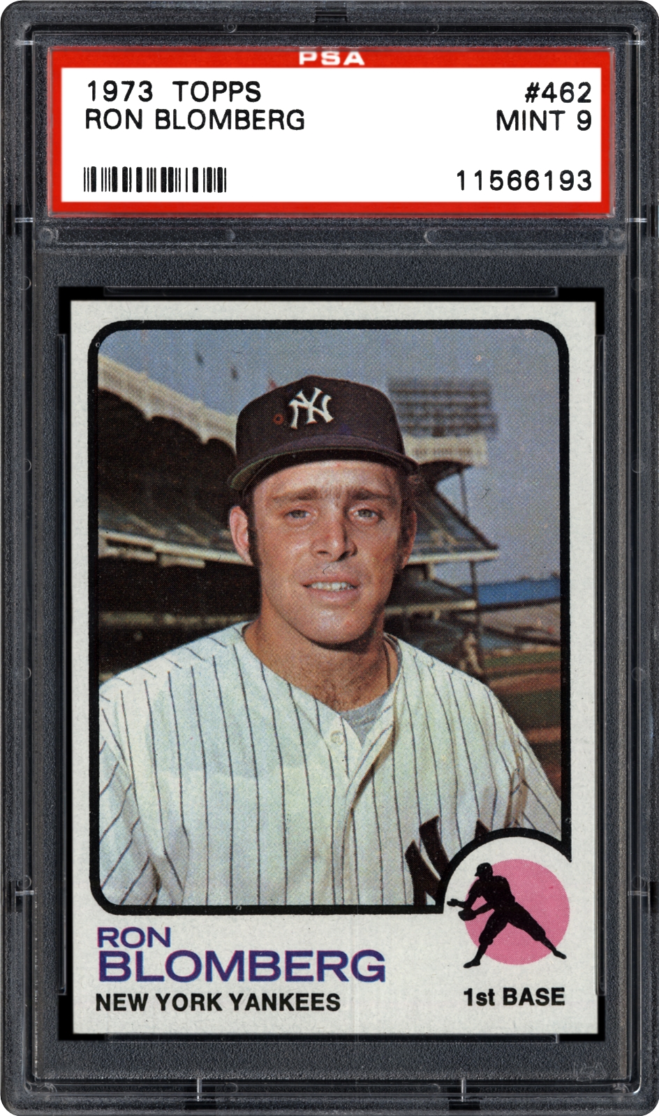 1973 Topps Ron Blomberg | PSA CardFacts™