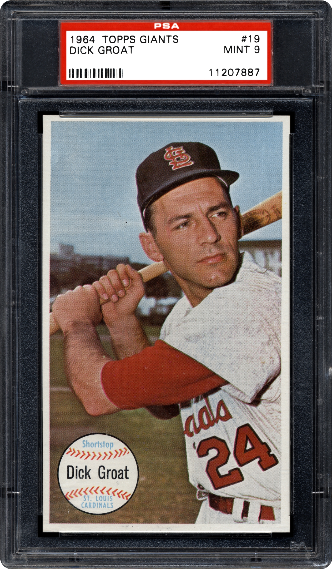 1964 Topps Giants Dick Groat | PSA CardFacts™