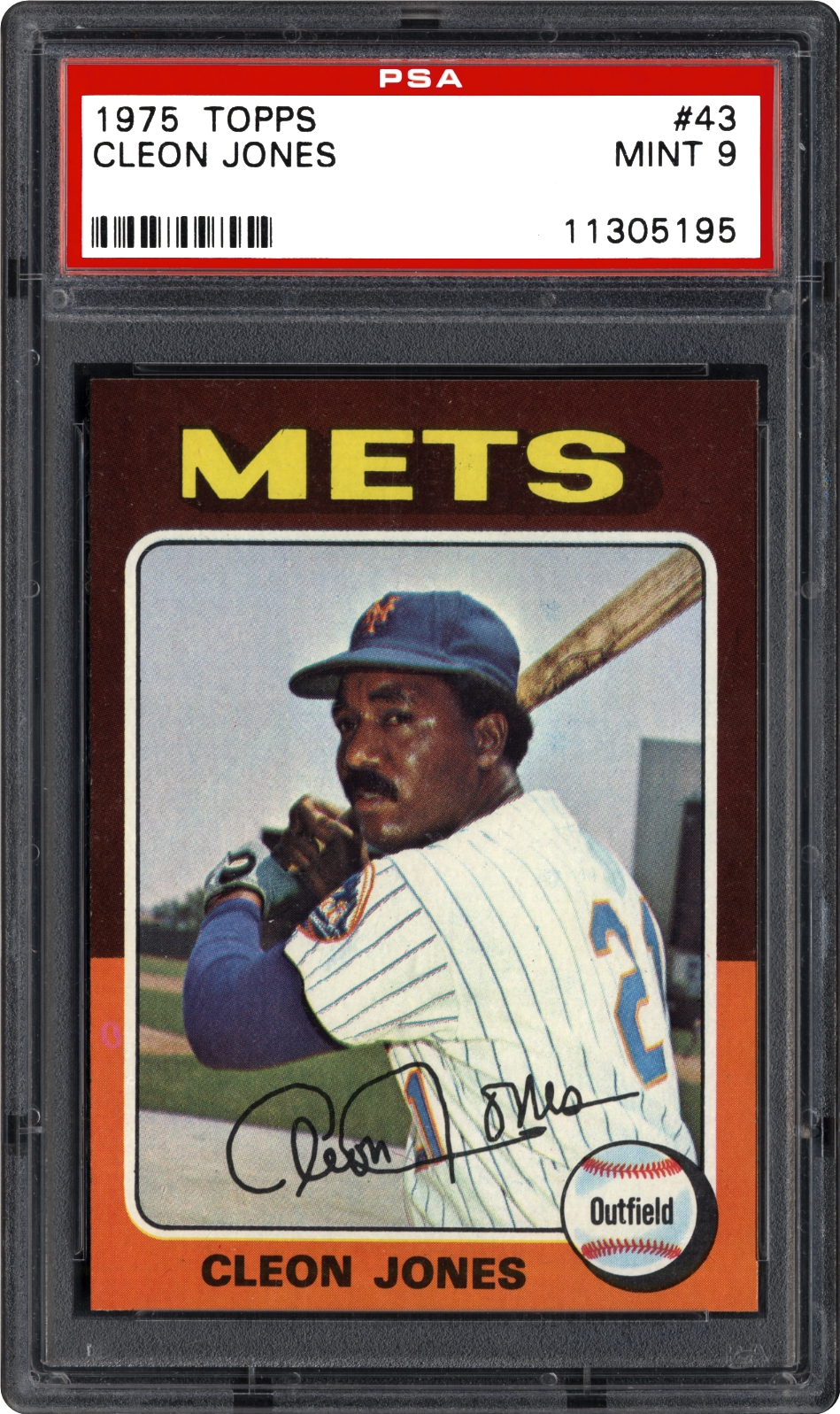 1975 Topps Cleon Jones | PSA CardFacts™