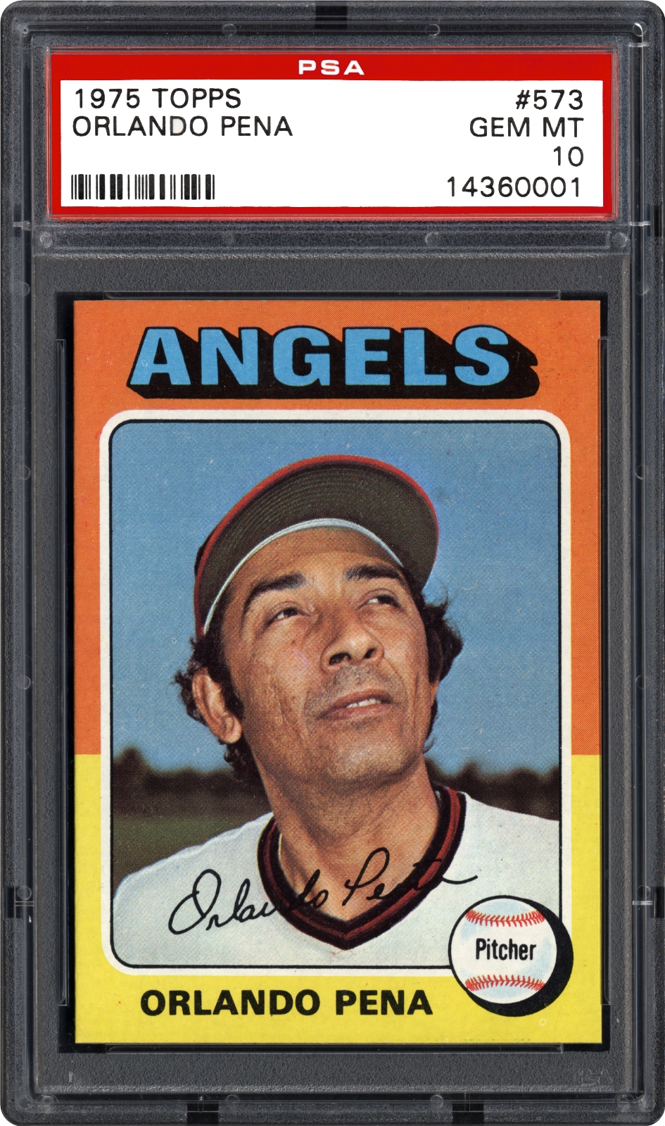 1975 Topps Orlando Pena | PSA CardFacts™