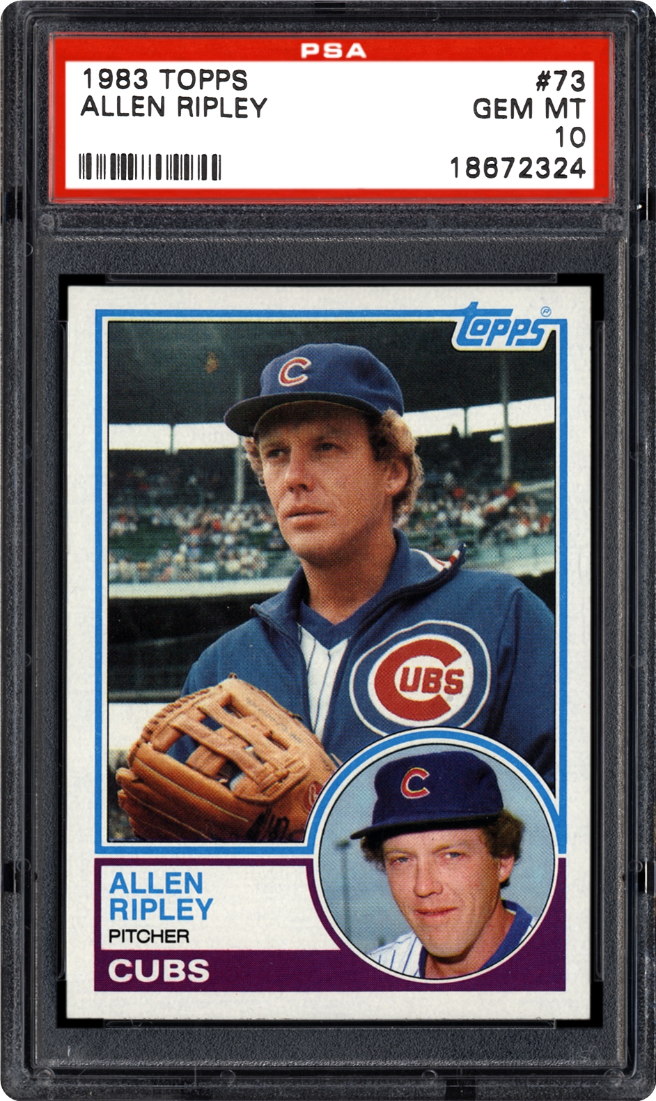 1983 Topps Allen Ripley | PSA CardFacts™