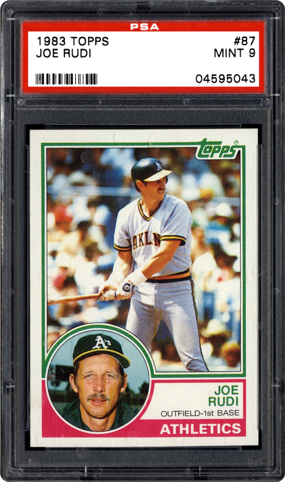 1983 Topps Joe Rudi | PSA CardFacts™