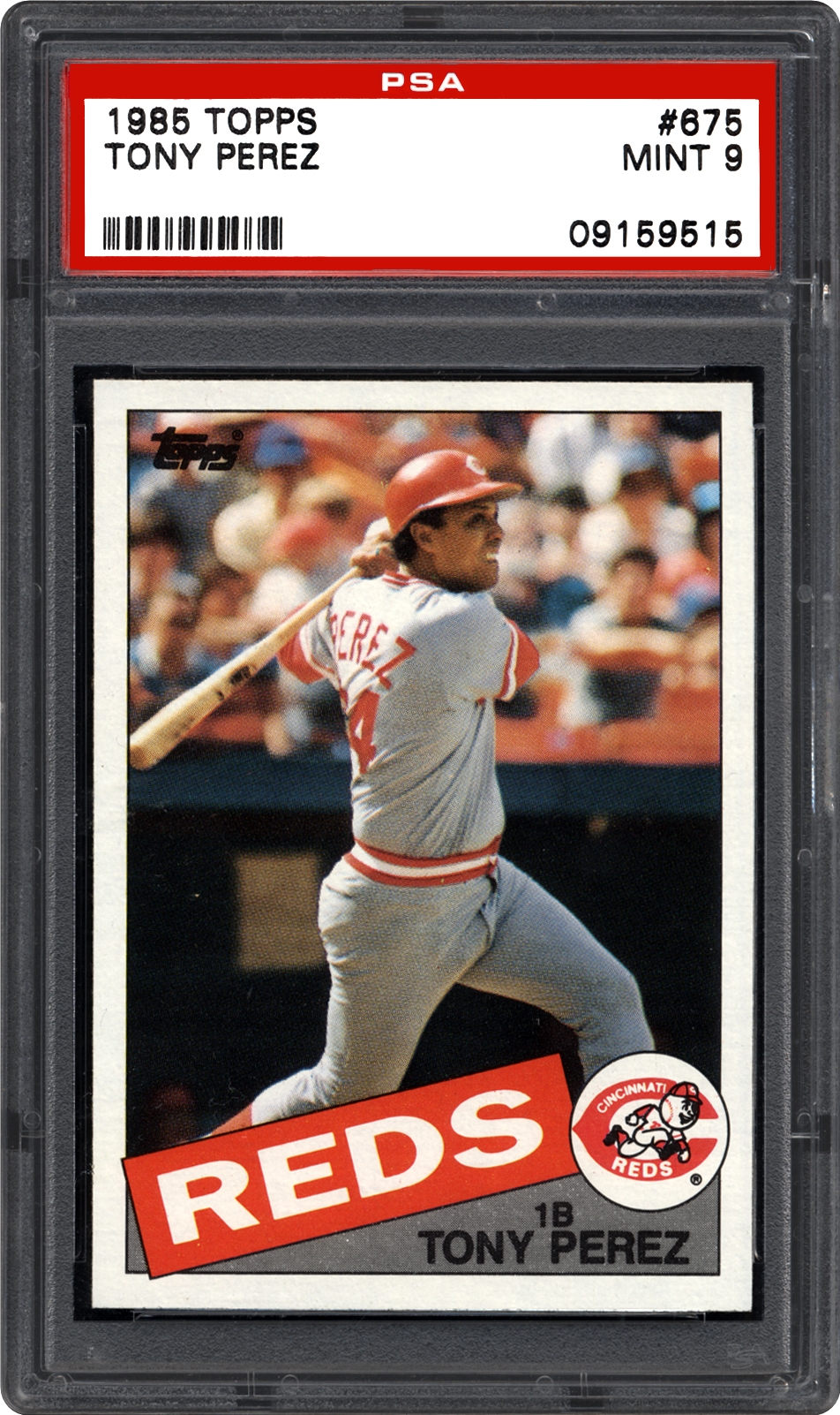 1985 Topps Tony Perez | PSA CardFacts™