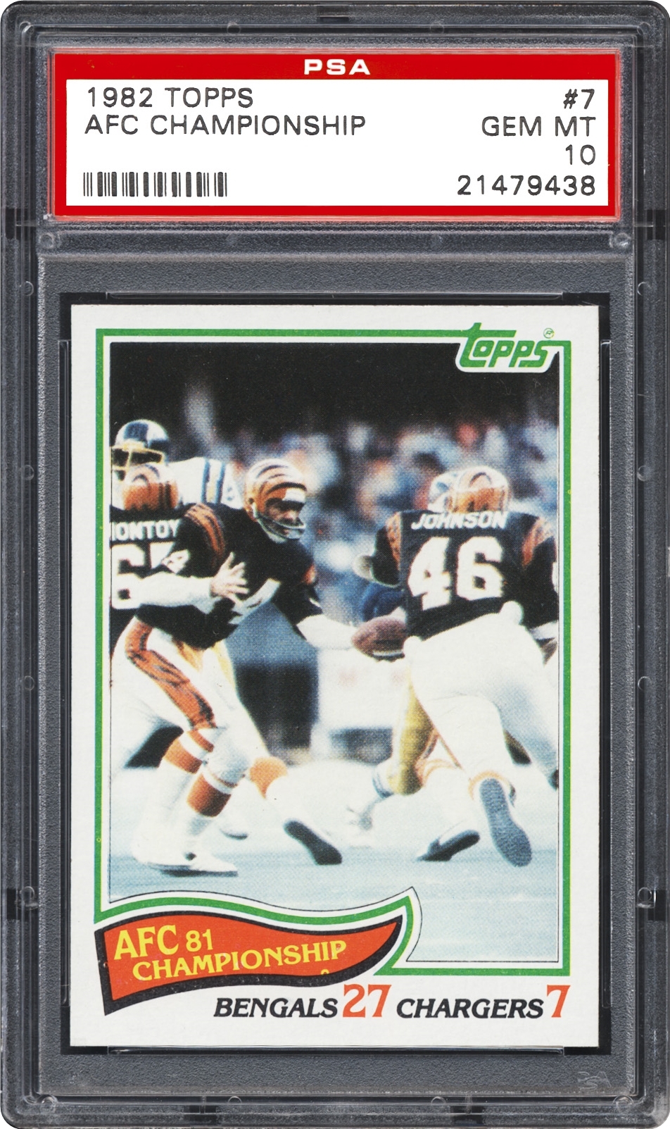 Football Cards - 1982 Topps - Images | PSA CardFacts™