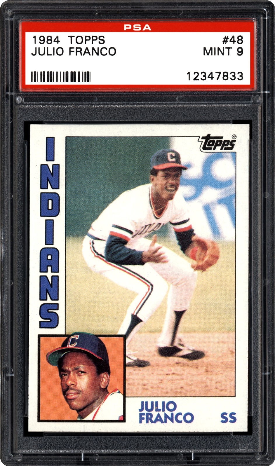 1984 Topps Julio Franco | PSA CardFacts™