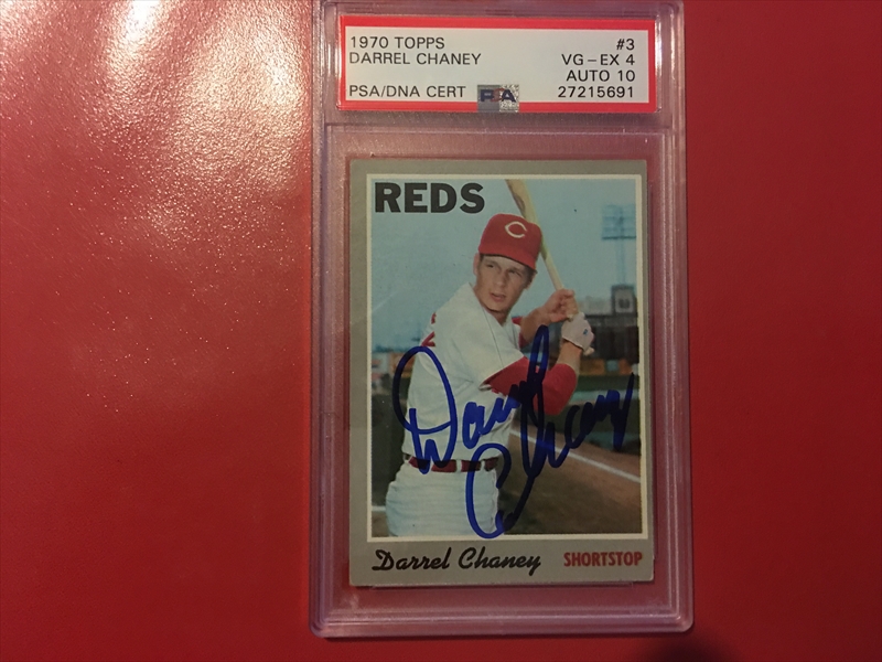 Sparky Anderson PSA DNA Signed 1970 Topps Autograph