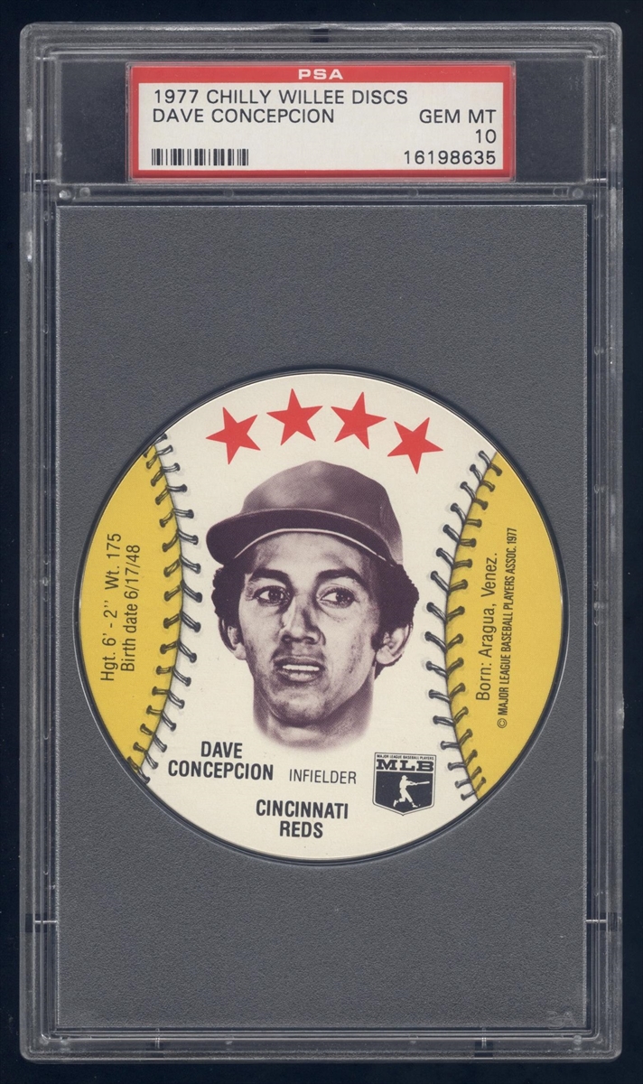 Dave Concepcion  PSA AutographFacts℠