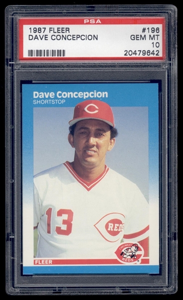 Dave Concepcion  PSA AutographFacts℠