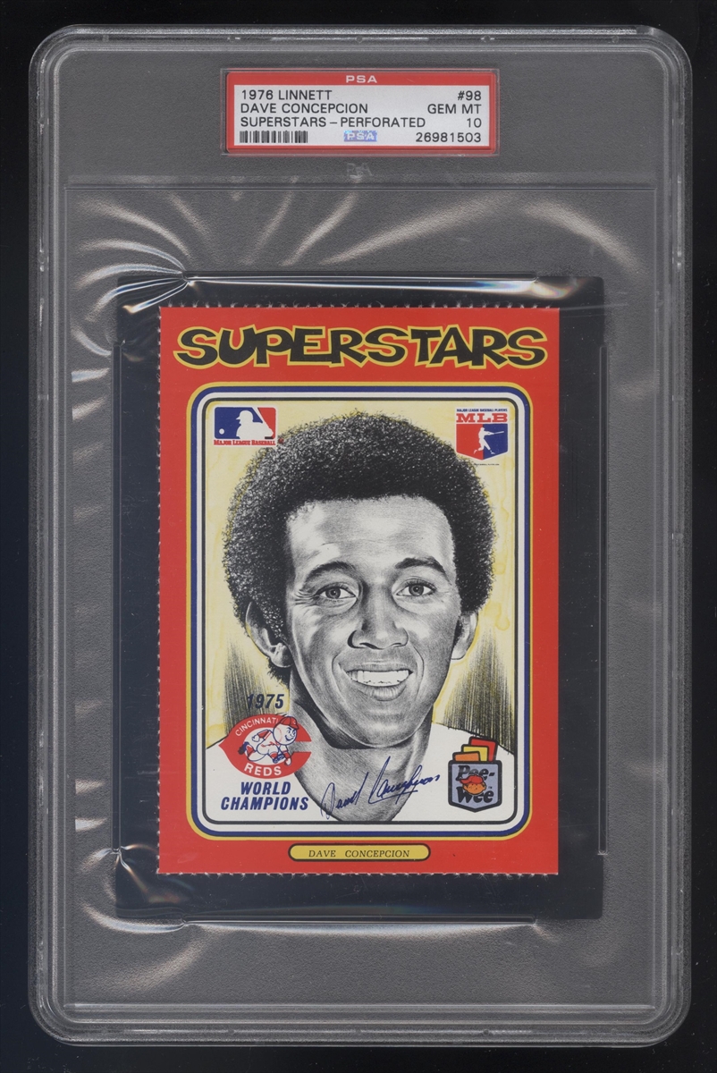 Dave Concepcion  PSA AutographFacts℠