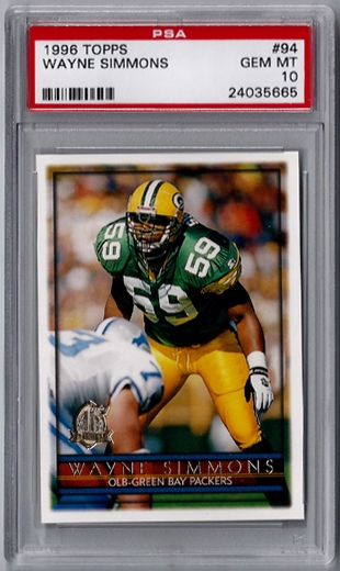 : 1996 Topps # 66 George Koonce Green Bay Packers