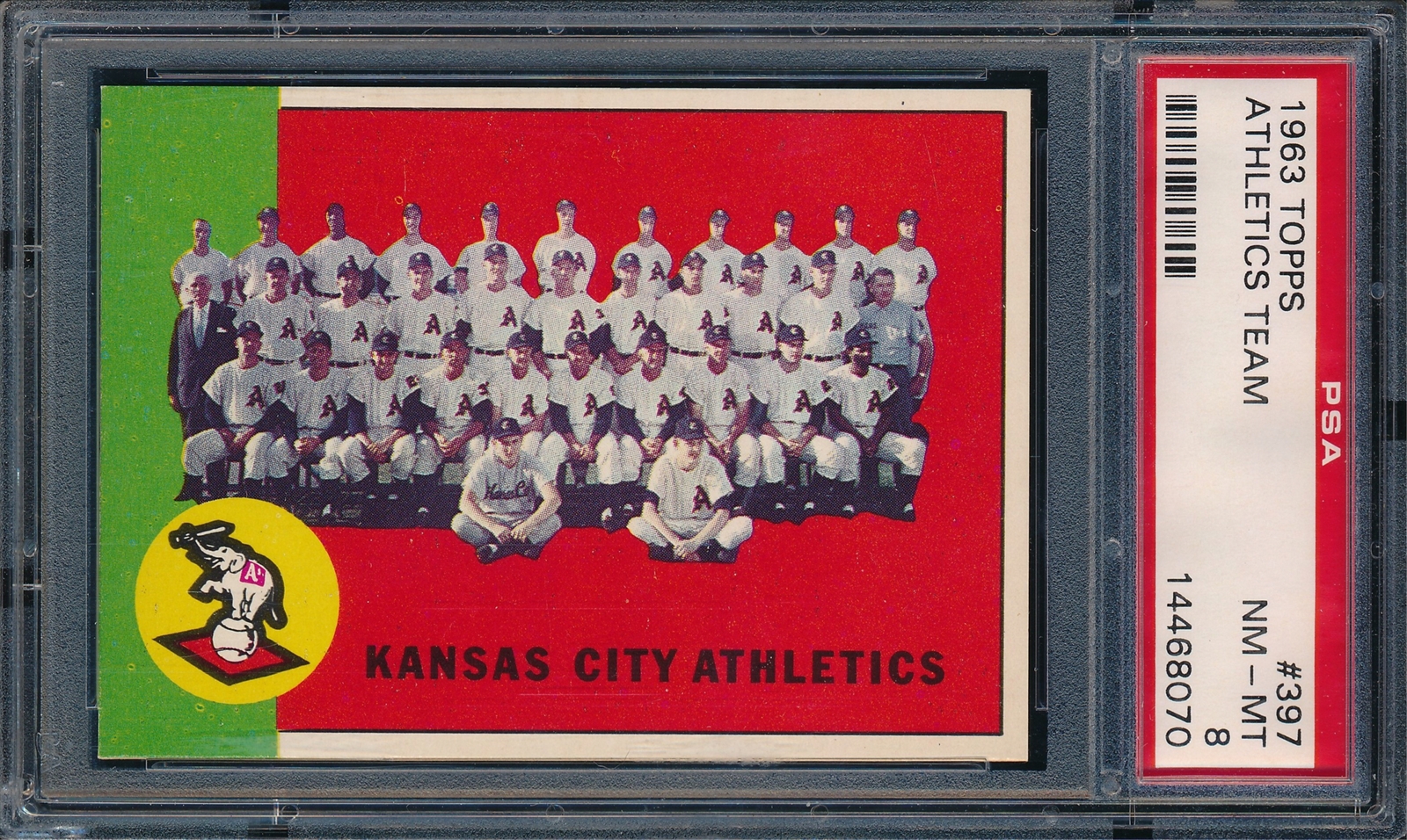 Baseball - 1956-1967 Topps Kansas City Athletics Team Cards