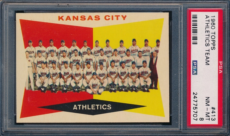 1967 Topps # 1967 Topps Kansas City Athletics ( A's ) Team Set