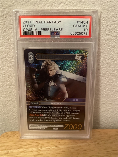 PSA Set Registry Showcase: Final Fantasy TCG Gold Stamps