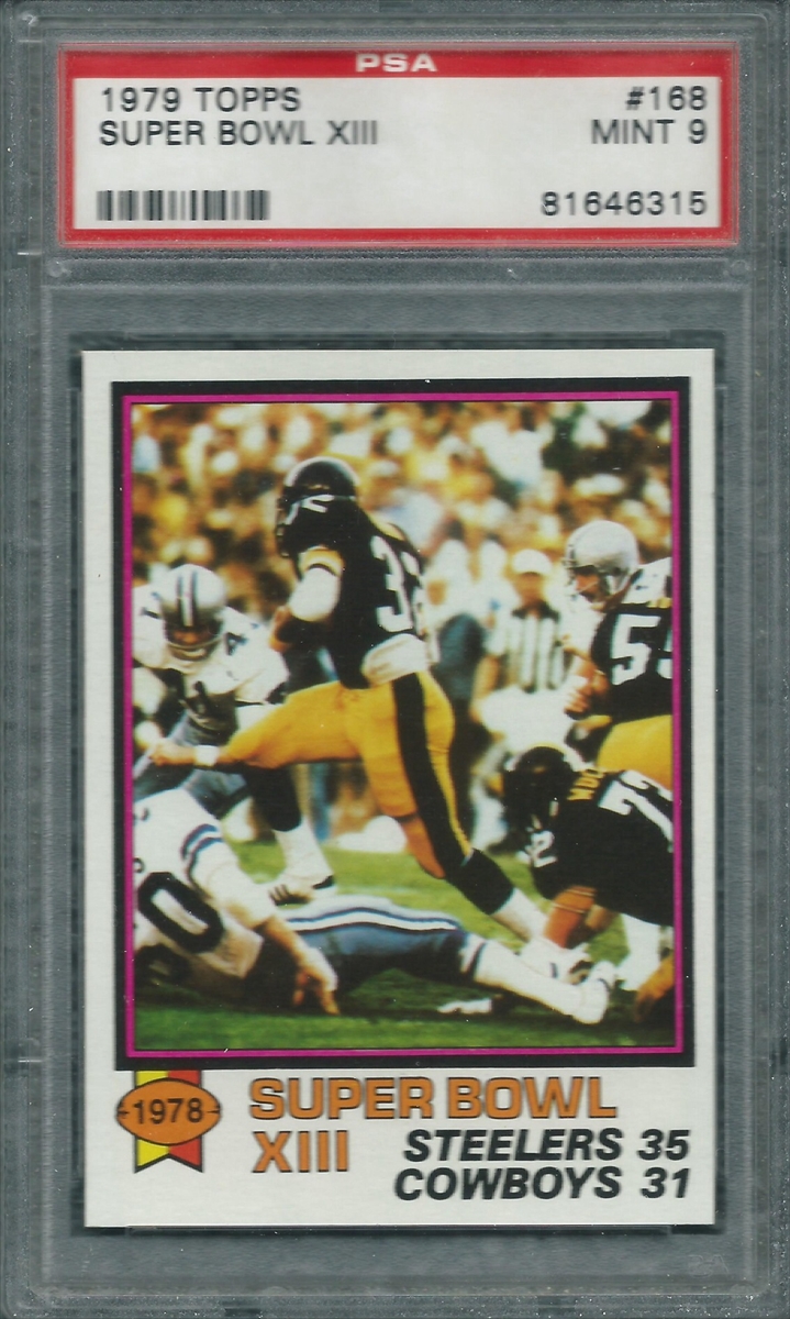 1980 Topps AFC Championship (Steelers 27-Oilers 13)