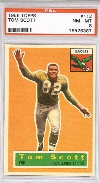 : 1956 Topps # 64 Bob Pellegrini Philadelphia Eagles