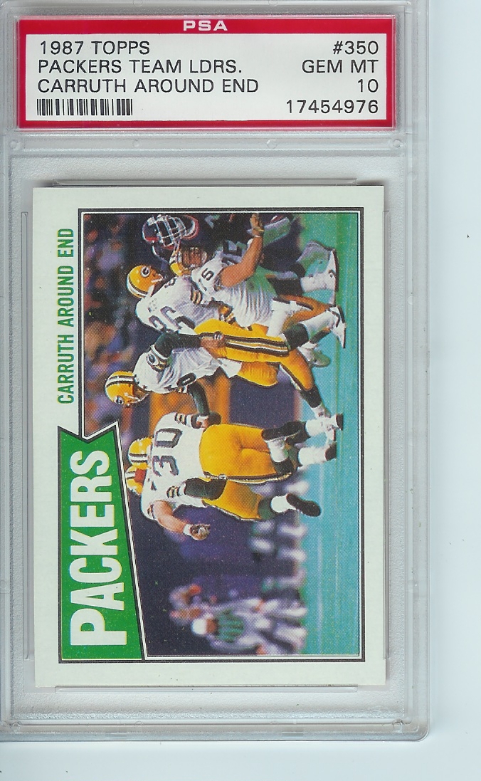 James Lofton Green Bay Packers Signed 1987 Topps Card 354 